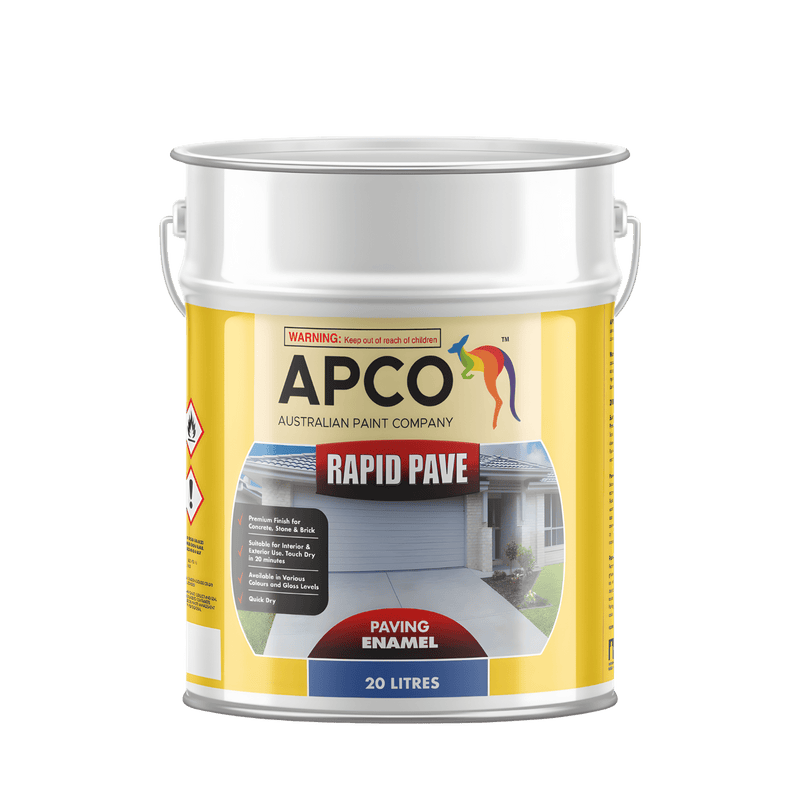 APCO RapidPave Paving Enamel 20L - Protrade Warehouse | Trade & DIY Supplies Australia - Wide