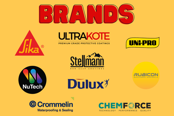 Brands supplied by ProTrade Warehouse and their Logos