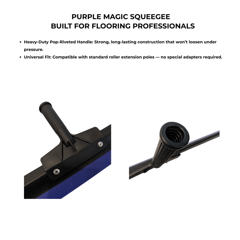 Purple Magic Squeegee For Smooth Epoxy & Polyurethane Floor Application - ProTrade Warehouse