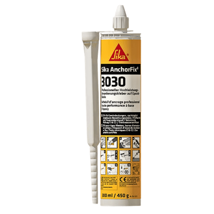 Sika AnchorFix 3030 Anchoring Adhesive 585ml 12 Cartridges – Light Grey - ProTrade Warehouse