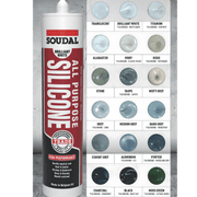 Soudal All Purpose Silicone Sealant 300ml Concrete Grey - ProTrade Warehouse
