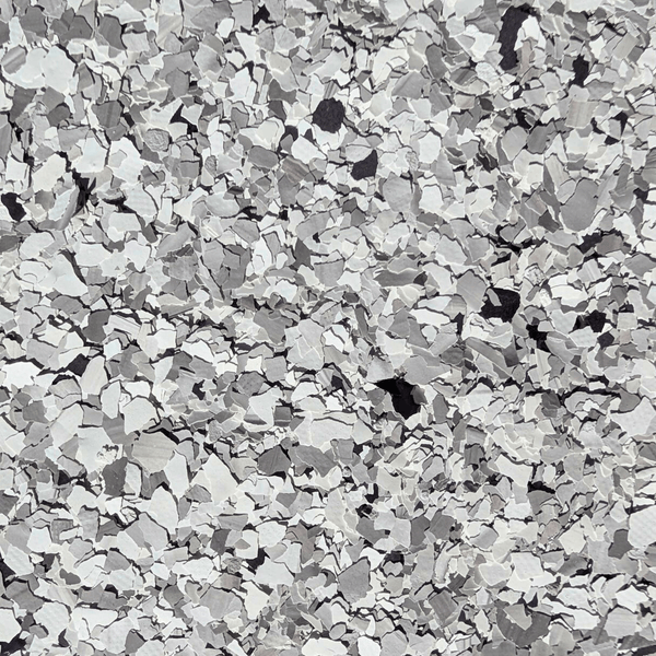 STEEL FROST decorative flake colour sample