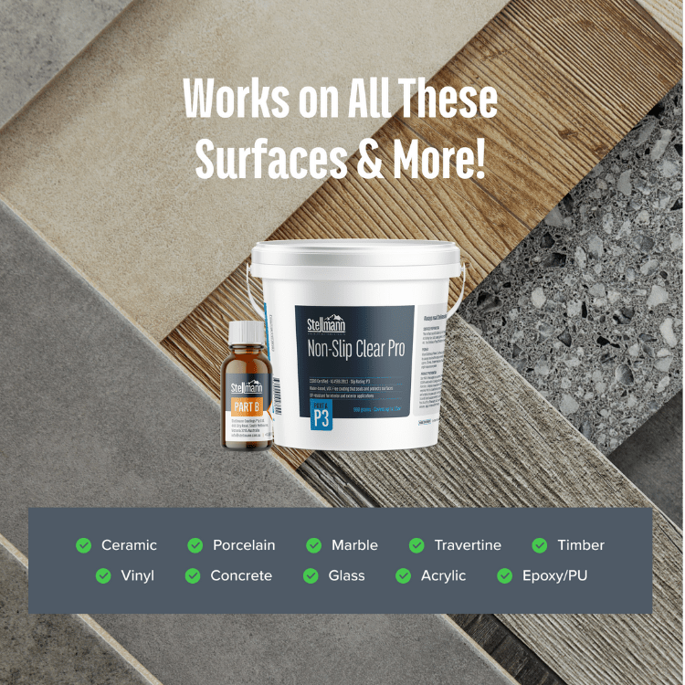 Stellmann Non Slip Clear PRO P3 - ProTrade Warehouse